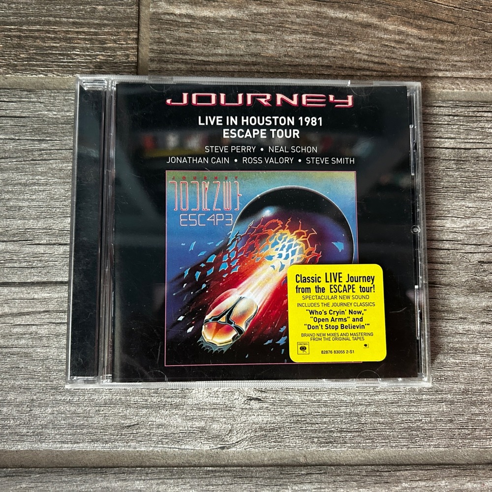 Journey Live‎ In Houston 1981 Escape Tour CD Steve Perry Neal Schon